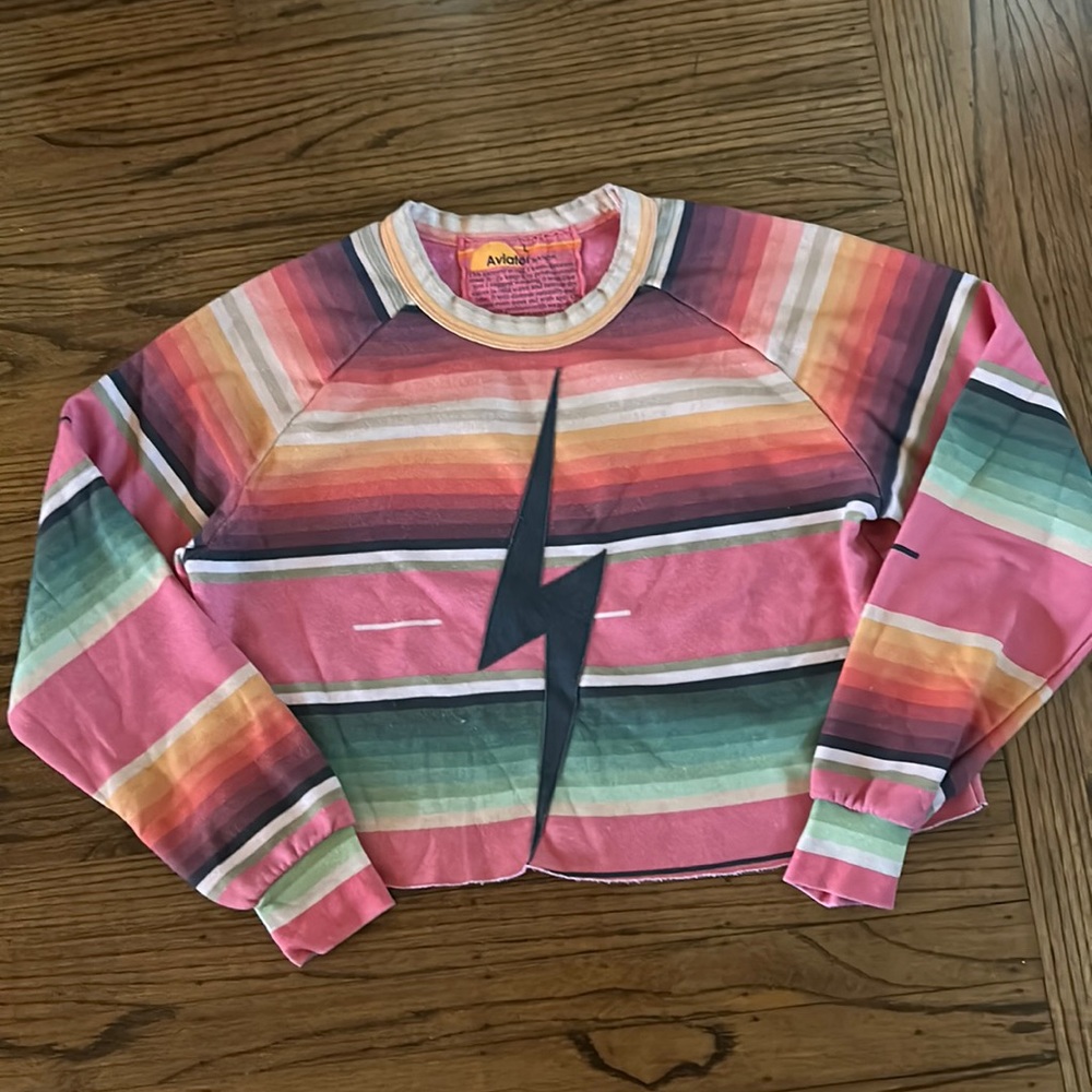 Aviator Nation cropped sweatshirt